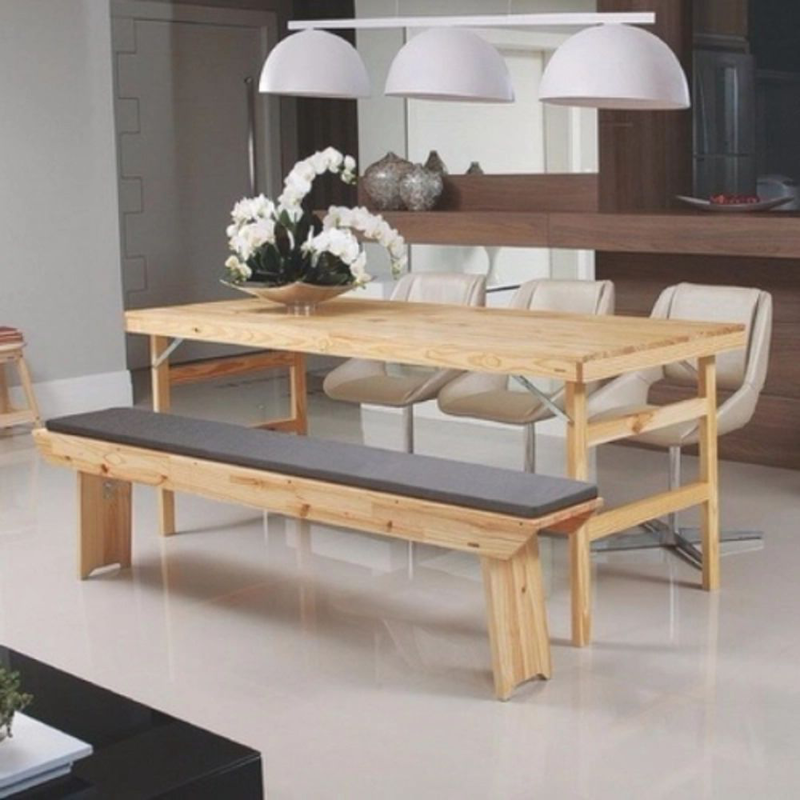 Mesa tramontina πτυσσόμενο τραπέζι σε χρώμα φυσικό ξύλο, , medium-null