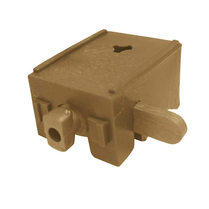 Product image: Στηριγματα πλαστικα για οβαλ κουρτινοξυλο μπρονζε 3.5 cm 2τμχ, , medium-null