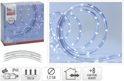 Rope light led 9mtr white