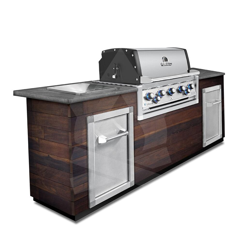 Broil king imperial 590 bi built in gas grill, , medium-null