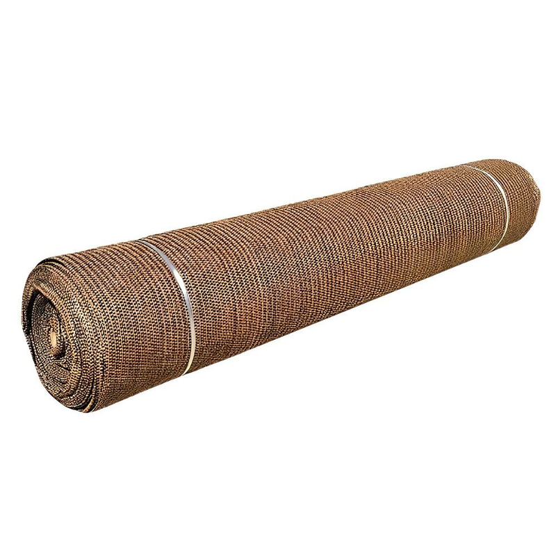 Product image: Δίχτυ σκίασης καφέ/μαύρο 95% 2m x 45m hdpe πλεκτής υφής για μέγιστη προστασία uv, , medium-null