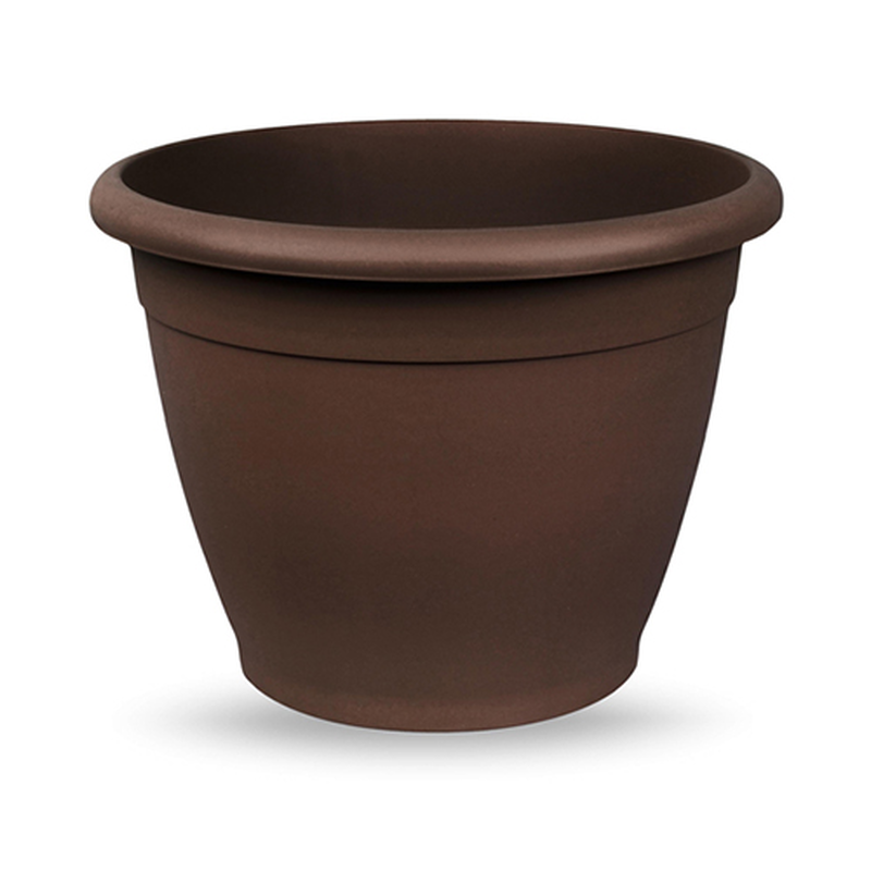 Veca plastic pot round 30x22cm bronze, , medium image number null