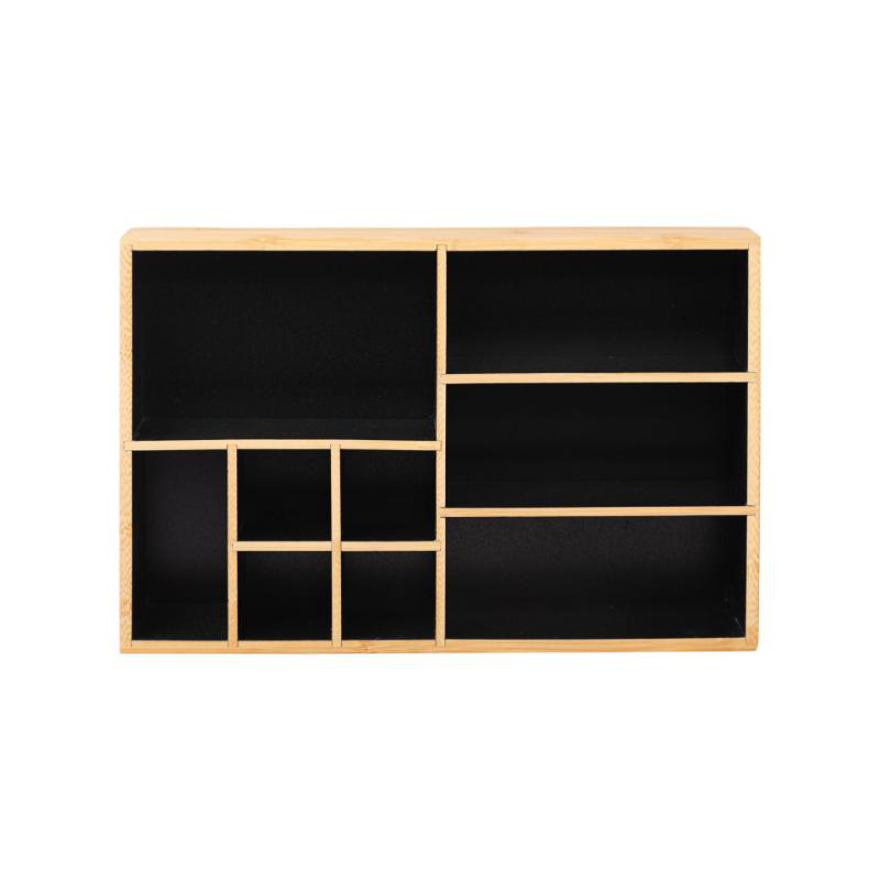 Estia bamboo essentials cosmetic organizer, , medium image number null