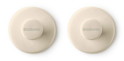 Brabantia renew towel hooks set2 beig