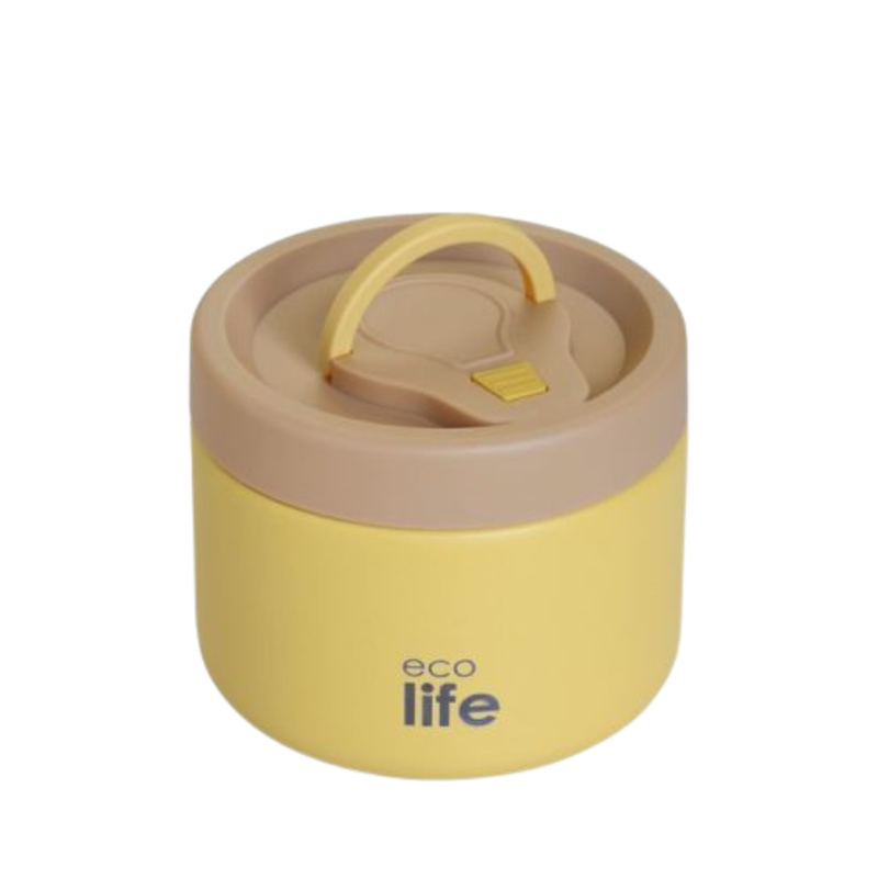 Ecolife round food thermos 650ml-null