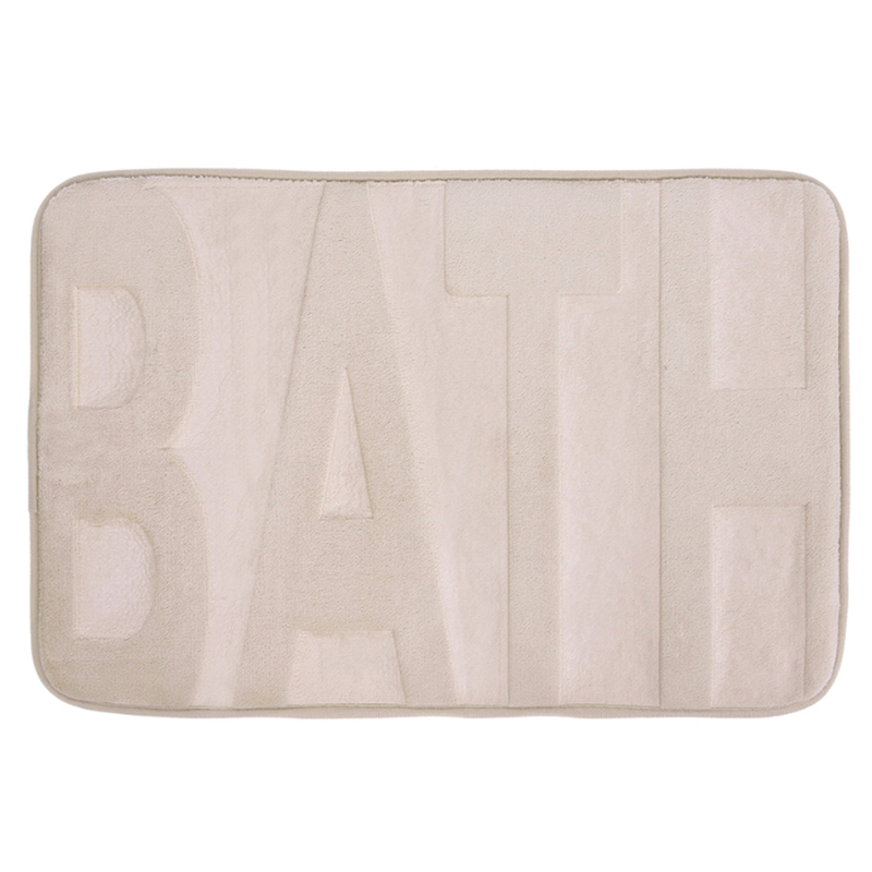 Bathroom mat ''bath'' 60x40cm gray-null