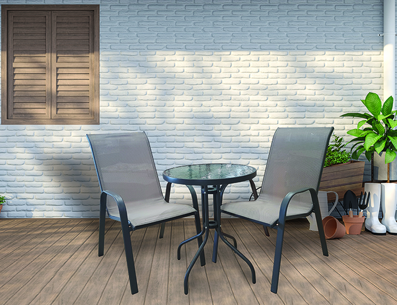 Leeds τραπεζι 60cm γκριζο, , medium-null