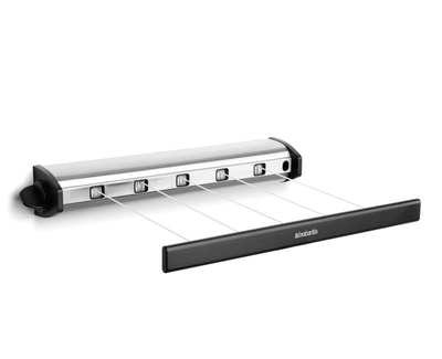 Brabantia pull-out clothes line, 22 metres - matt steel