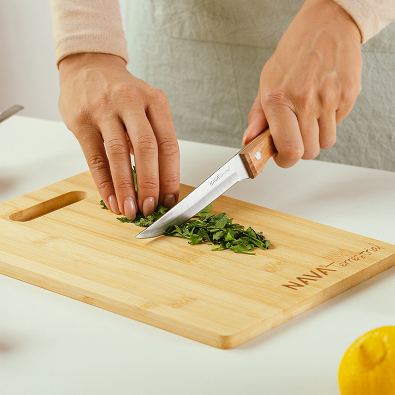 Nava terrestrial bamboo cutting board 28cm, , medium-null