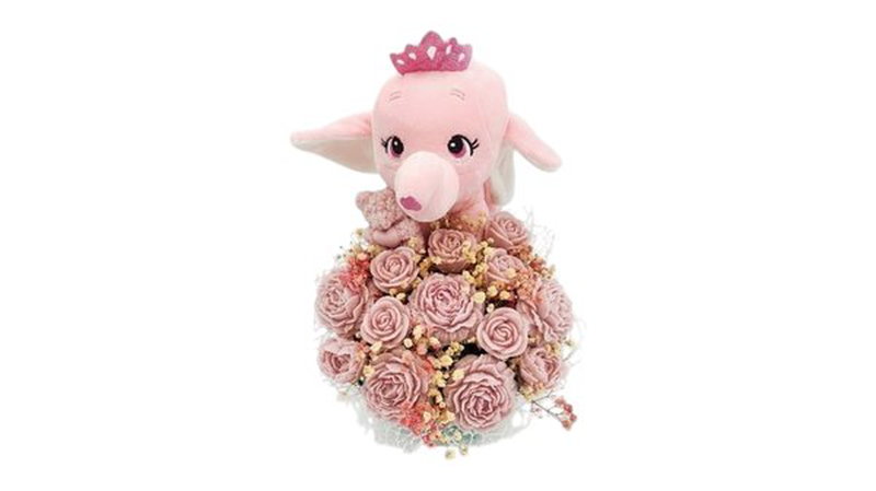 Scented Soy Wax Flower Bouquet | Gift Box-null