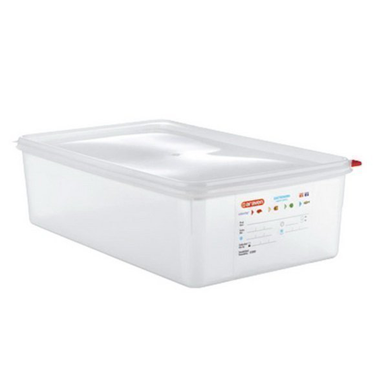 Araven storage box gn 1/1 15 &delta;&omicron;&chi;&epsilon;ί&omicron; &alpha;&pi;&omicron;&theta;ή&kappa;&epsilon;&upsilon;&sigma;&eta;&sigmaf; &tau;&rho;&omicron;&phi;ί&mu;&omega;&nu; 1/1 21l, 32,5x53x15cm, , medium-null