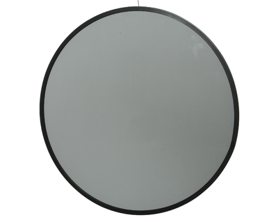 Mirror round black, , medium