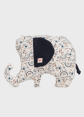 Pillow ''elephant floral fans'', , medium