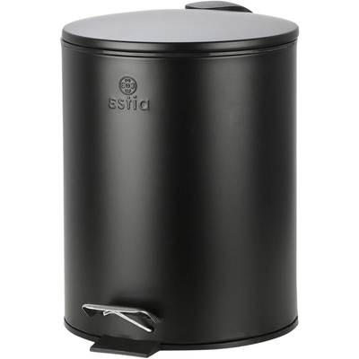 Estia pedal bin 5l - black mat