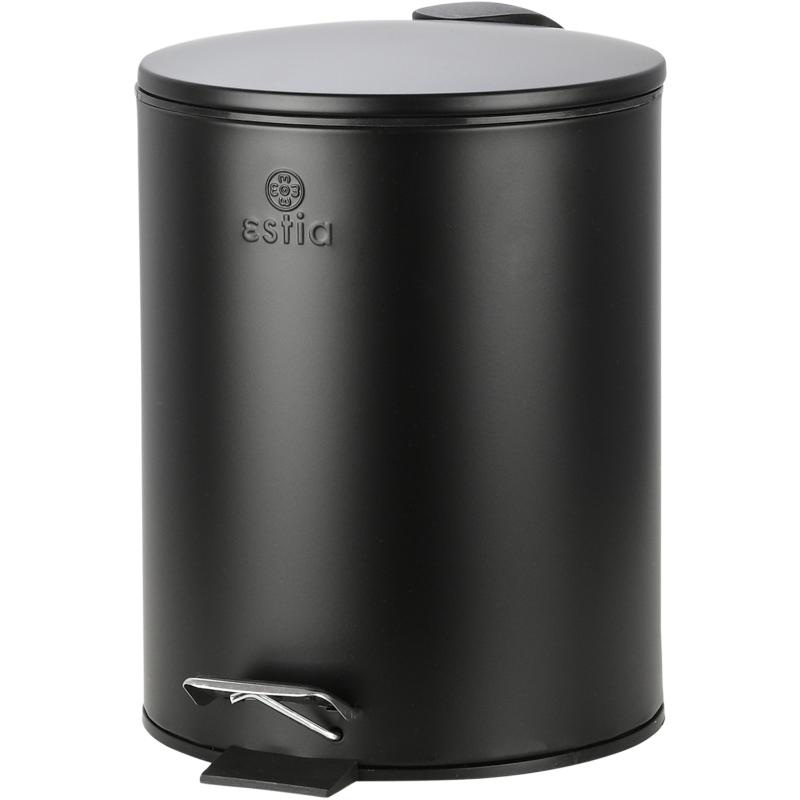 Estia pedal bin 5l - black mat, , medium image number null
