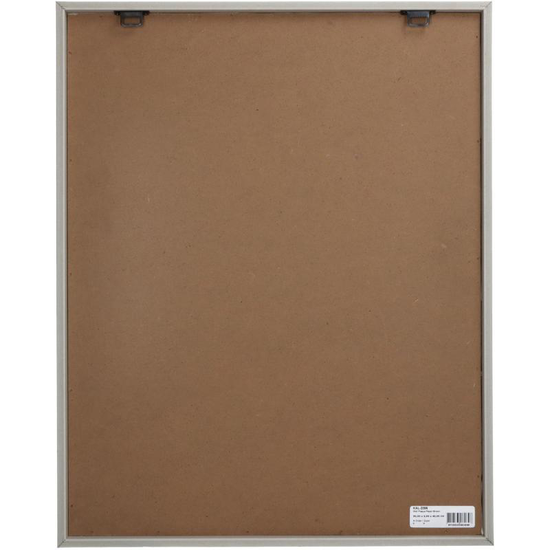 Wall plague paper decor 40x3x50cm - brown, , medium image number null