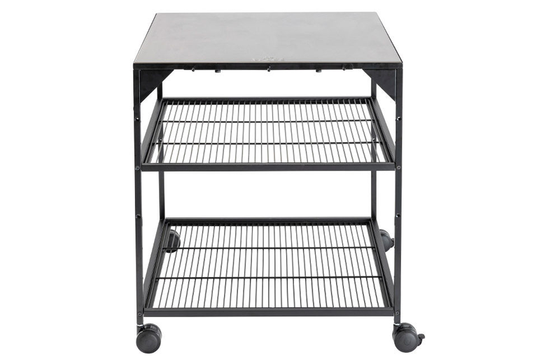Witt pizza oven table on wheels with st. Steel top (w80cm x d80cm x h90cm), , medium image number null