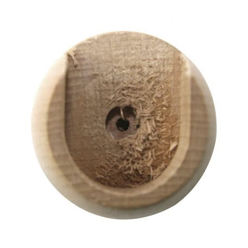 Mobois wooden base for curtain rod support d.28 2pcs cherry image number null