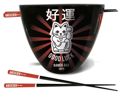 Original ramen company lucky cat ramen set, , medium