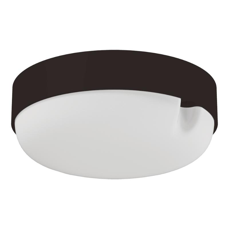 Product image: Sunlight led 9w φωτιστικο οροφης στρογγυλο μαυρο πλαστικο 990lm 4000k ip65 ø138xh55mm, , medium-null