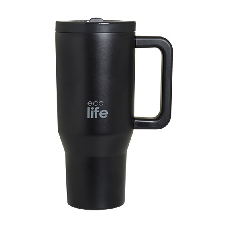 Ecolife neon tumbler 900ml black, , medium-null
