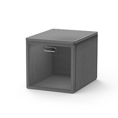 Tiddy cabibox shoe unit 30x40x30cm - grey, , medium