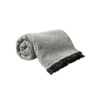 Easy home lankini throw 270x180cm - grey