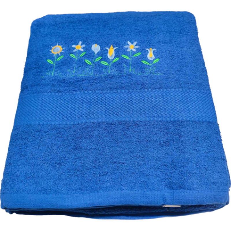 Terry bath towel with embroidery 100 cotton #tbt1 image number null