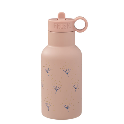 Fresk stainless steel bottle dandelion 350ml with extra lid, , medium