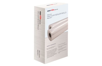 28cm x 6m vacuum sealer rolls (pack of 2 rolls)