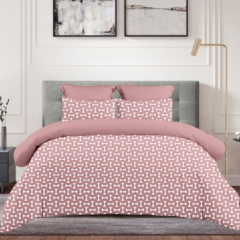 Bedsheet set 100% cotton 160x270cm - assorted designs, , medium image number null