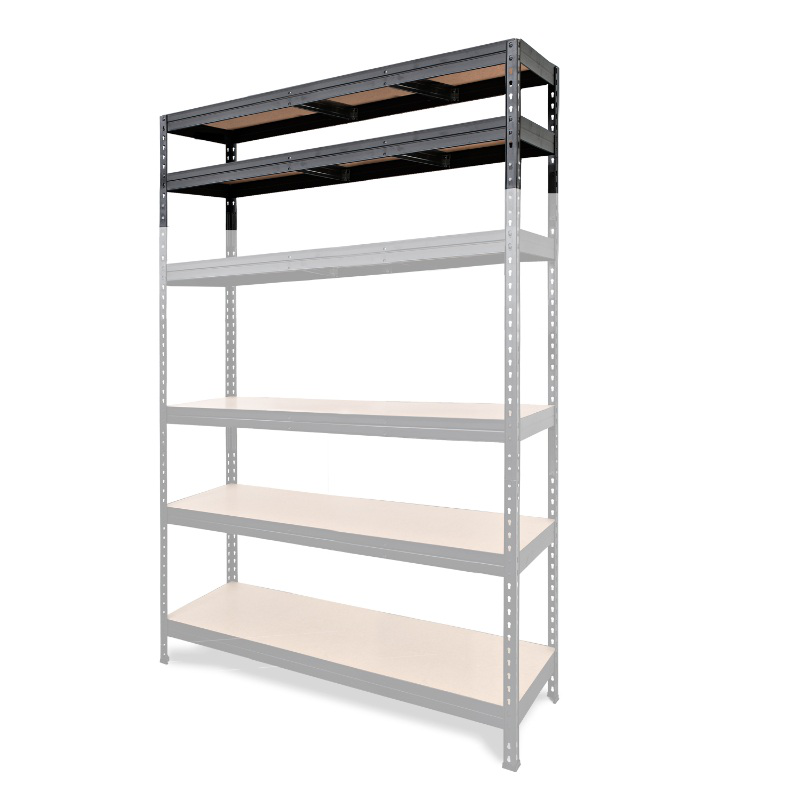 G&omicron;odhome top shelf 165x60x46cm - black, , medium-null