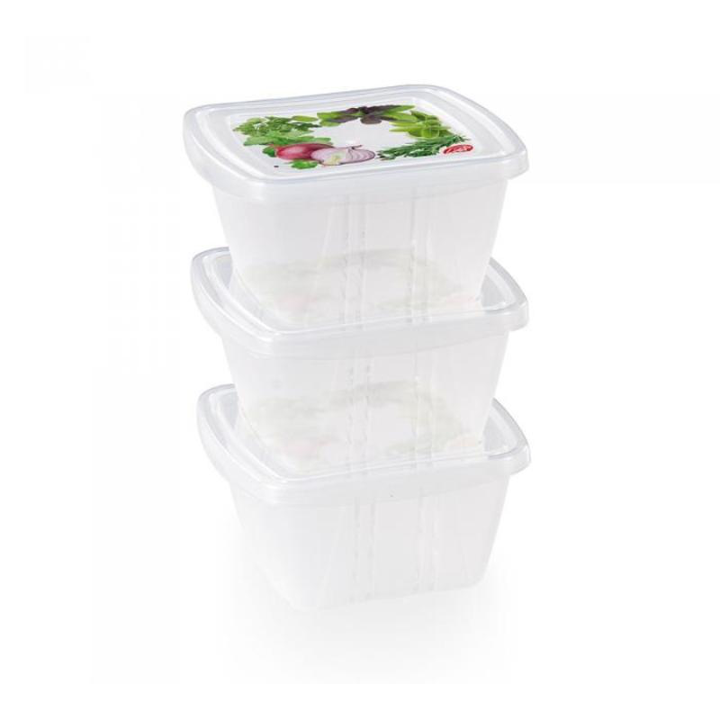 Snips fresh container square 250ml 3pcs, , medium-null