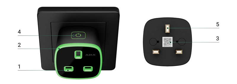 Ajax smart plug uk type, , medium-null