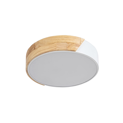 Maple ceiling lamp circular led 24w 41,5cm wood, , medium