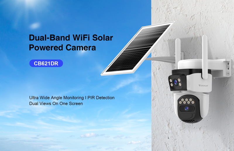 Vstarcam dual-band Wi-Fi solar camera, , medium-null