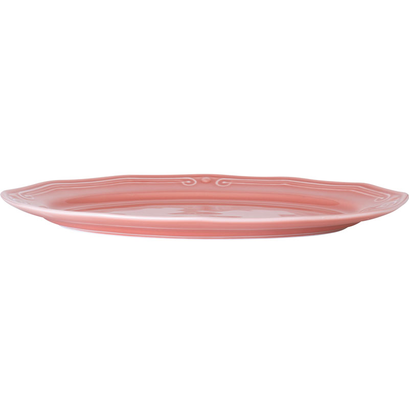 Athenee platter oval 36cm pink, , medium-null