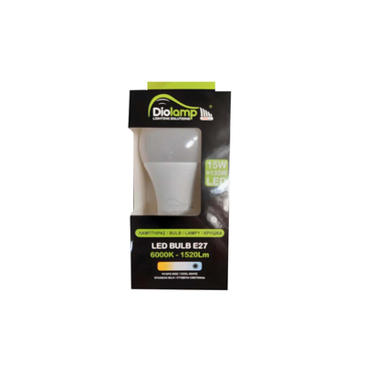 Diolamp led lamp 15w e27 6000k white light