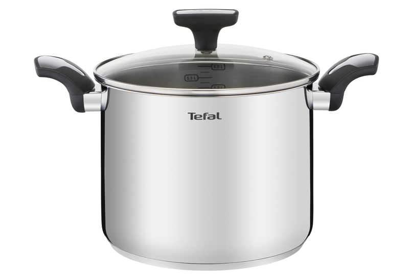 Tefal new emotion cass. Pasta 22+ glass lid induct e30161, , medium image number null