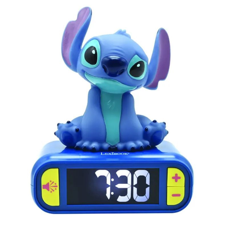 Digital alarm clock with a 3d stitch night light and sound effects rl800d, , medium-null