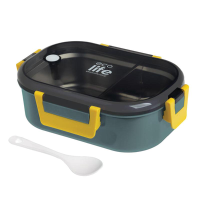 Ecolife lunch box 900ml - green, , medium