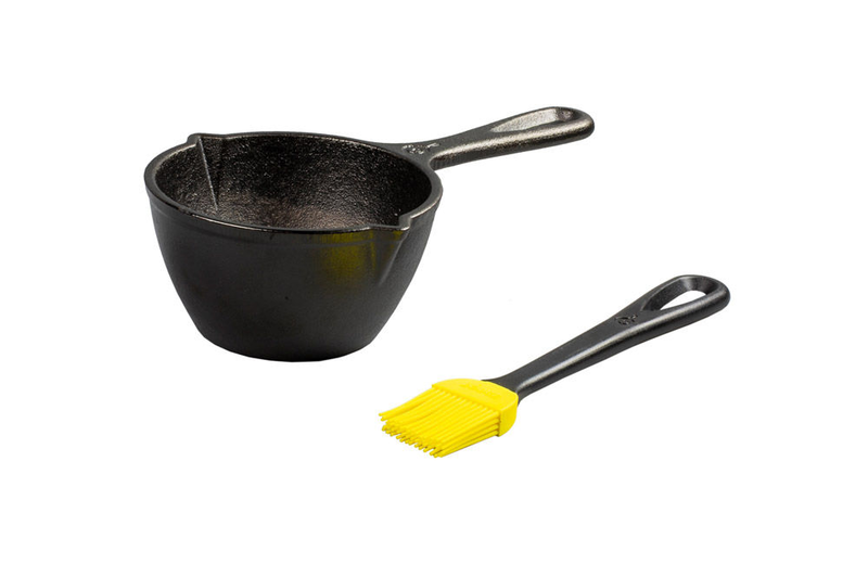 Lodge melting pot with silicone brush, , medium image number null