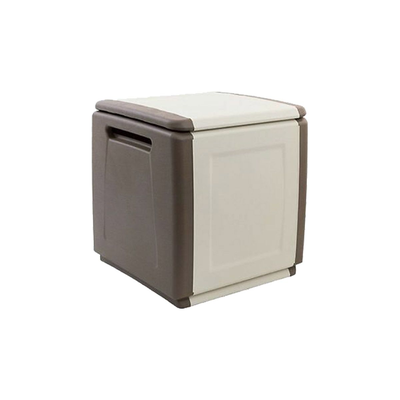 Artplast storage box plastic 540x530χχ570mm  beige with brown
