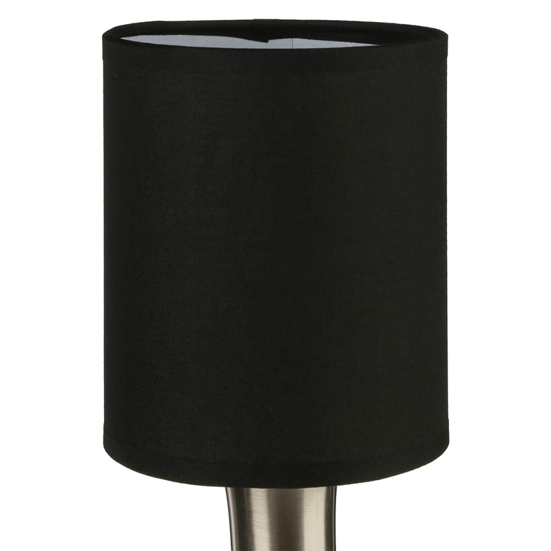 Atmosphera 'toga' 1xe14 (max.40w) table lamp black ip20 ø117xh280mm, , medium-null
