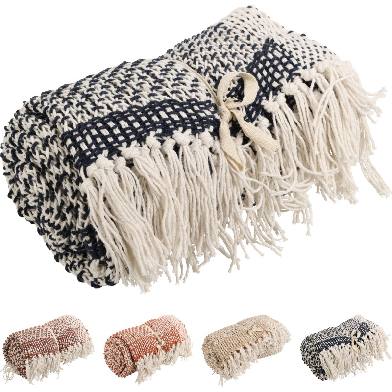 Melange throw 170x130cm - assorted colors, , medium image number null
