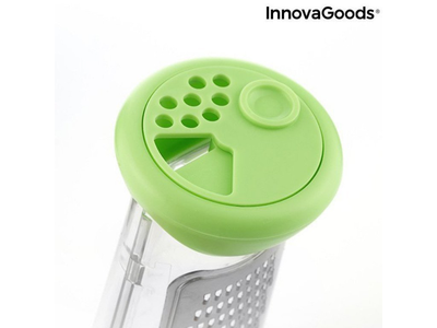 Innovagoods τρίφτης με δοχείο και καπάκι διανομέα 3 σε 1 v0103049, , medium