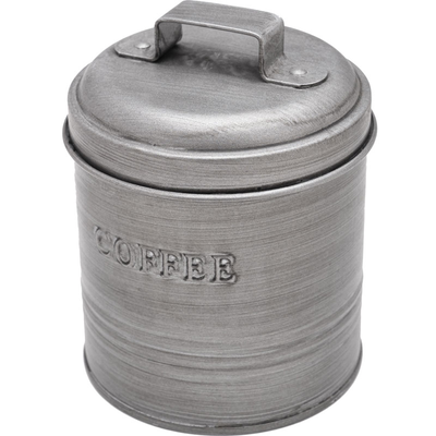 Estia coffee container metallic 11x11x14cm, , medium