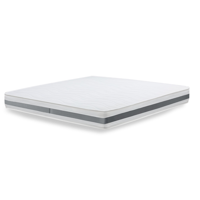 Essential mattress 140 x 200 hypoallergenic waterfoam 10cm made in italy, White, medium