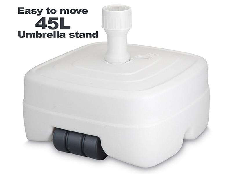 Parasol umbrella base standard white 45l, , medium-null