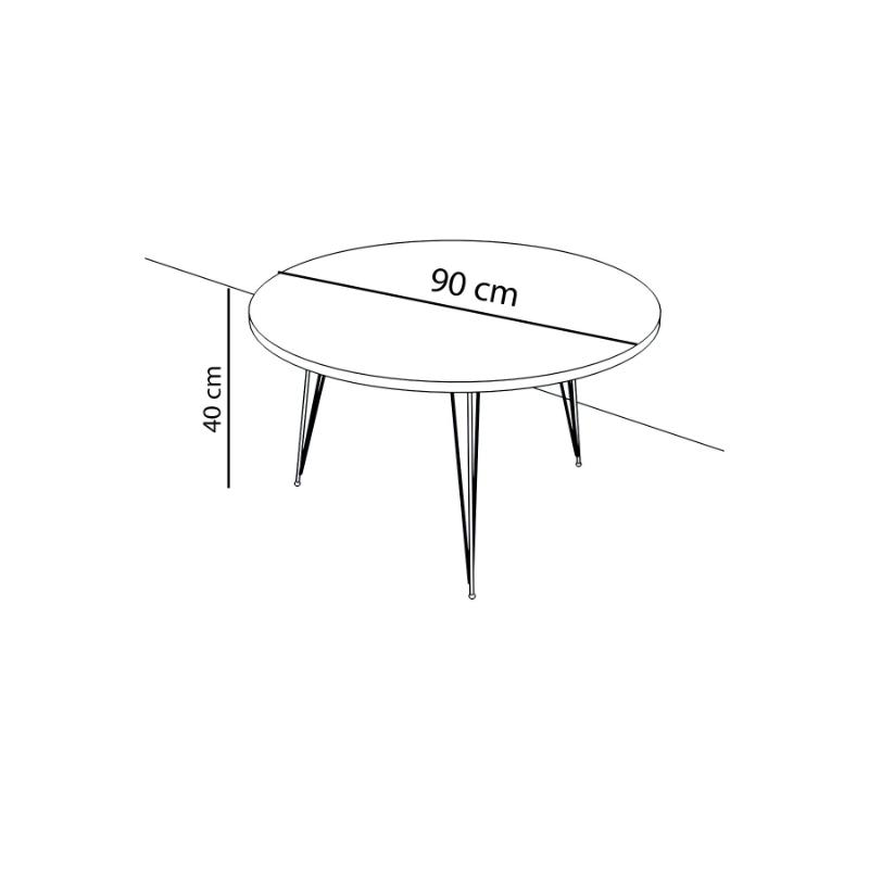 Tayo coffee table - walnut, , medium-null